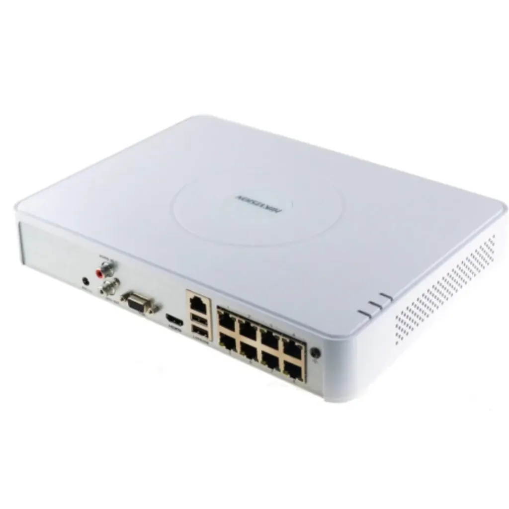 [DS-7108NI-Q1/8P(C)] Hikvision NVR DS-7108NI-Q1/8P(C), 8CH PoE IP 2MP 1Bahía HDD / 60MPSH265+ 30FPS HDMI.