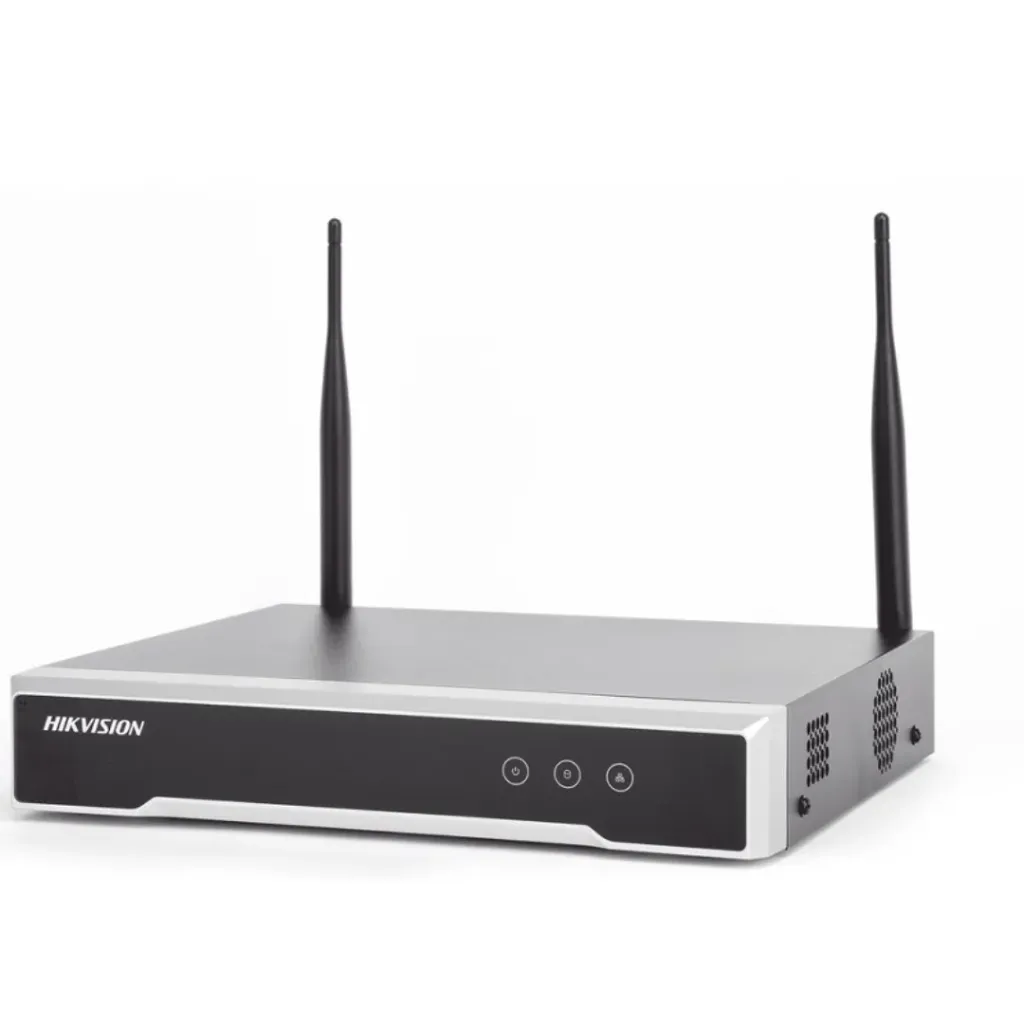 [DS-7108NI-K1/W/M] 50Mbps Bit Rate Input Max (up to 8-ch IP video), 1 SATA interface, standalone 1U case,H.265+/2.265/H.264+/H.264,2 external antennas,transmission speed at up to 144Mbps