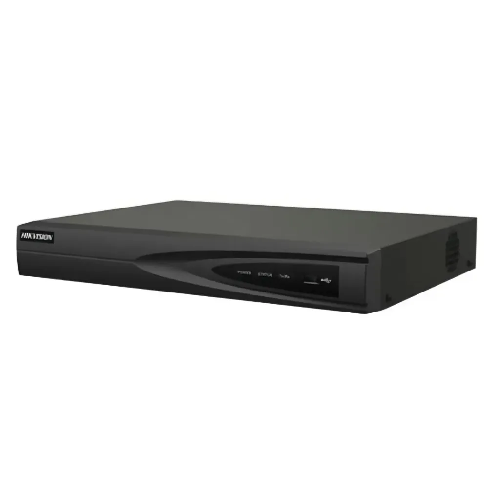 [DS-7604NI-Q1/4P(STD)(D)] Hikvision NVR DS-7604NI-Q1/4P(STD)(D), 4CH PoE 8MP, 1Bahía HDD / 40MPSH265+ 30FPS HDMI.