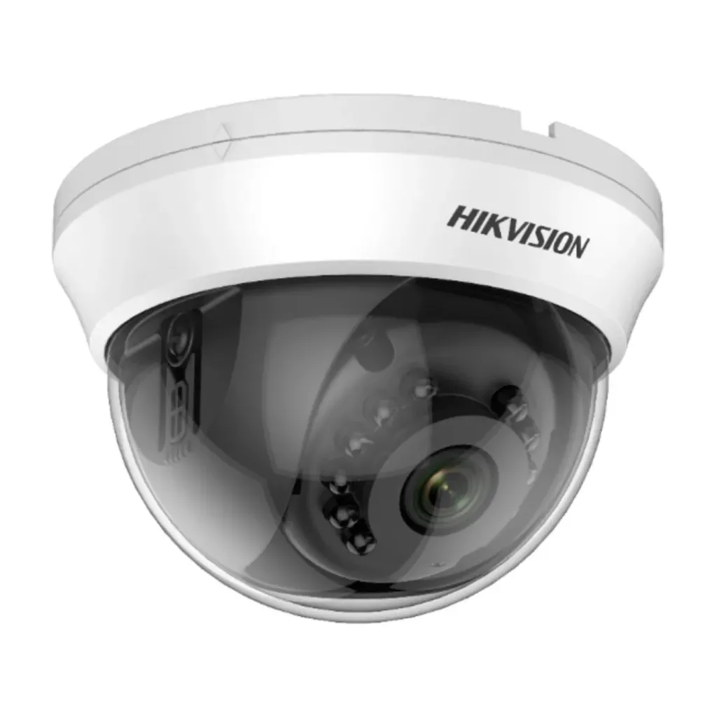 [DS-2CE56H0T-IRMMF(2.8mm)(C)] Hikvision Cámara Turbo DS-2CE56H0T-IRMMF(2.8mm)(C), Domo 5MP, Exir / (IP67) / Plástica.