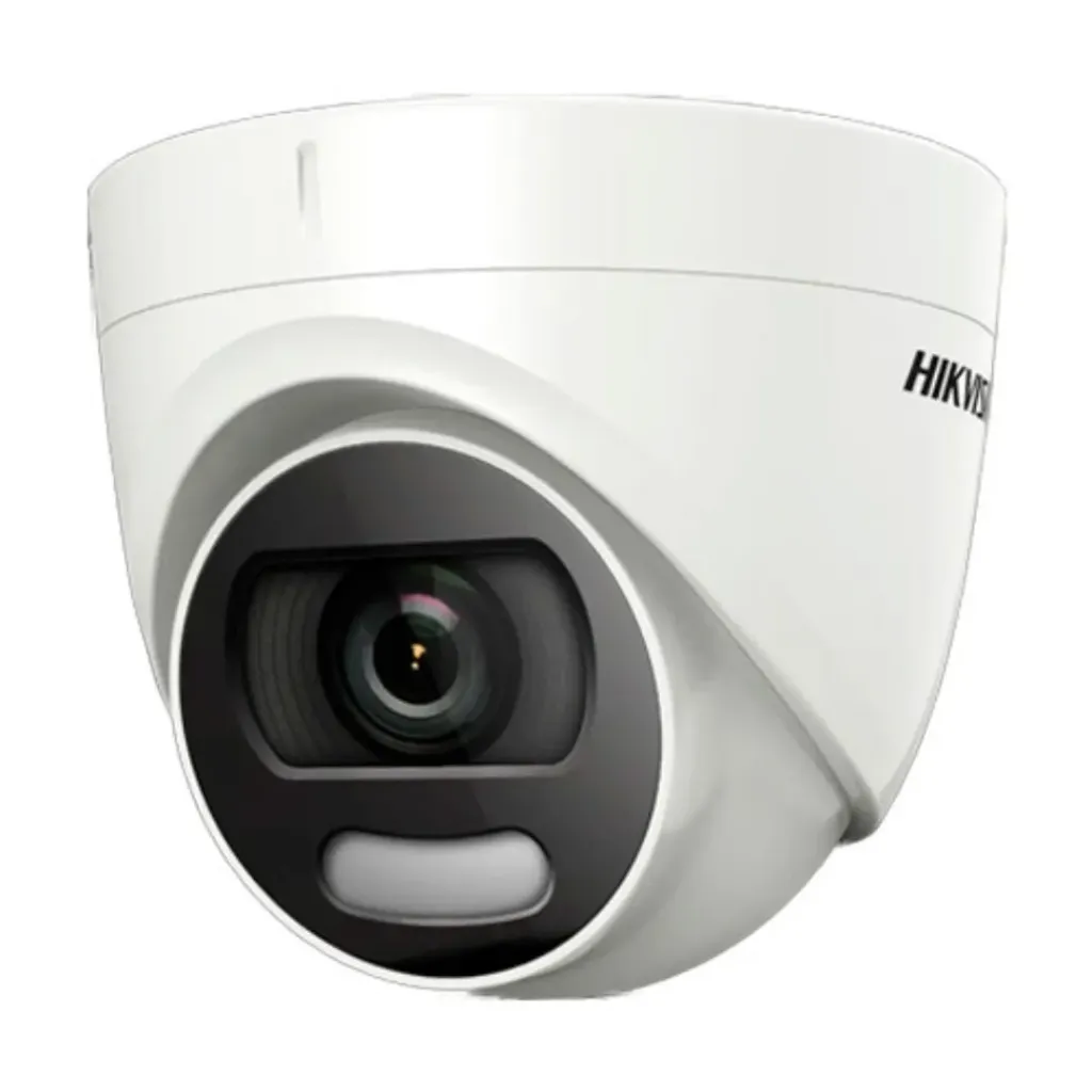 CAMARA TURBO 5MP DOMO EXIR 0.0005LUX 3D DNR WDR 130 dB 20 m LUZ BLANCA F2.8MM COLORVU IP67 METAL HIKVISION