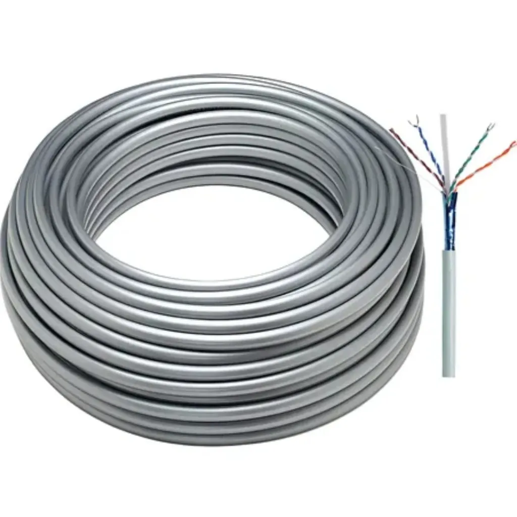 Hikvision Cable DS-1LN6U-G, UTP Cat 6 Gris 305Mts 100% Cobre.