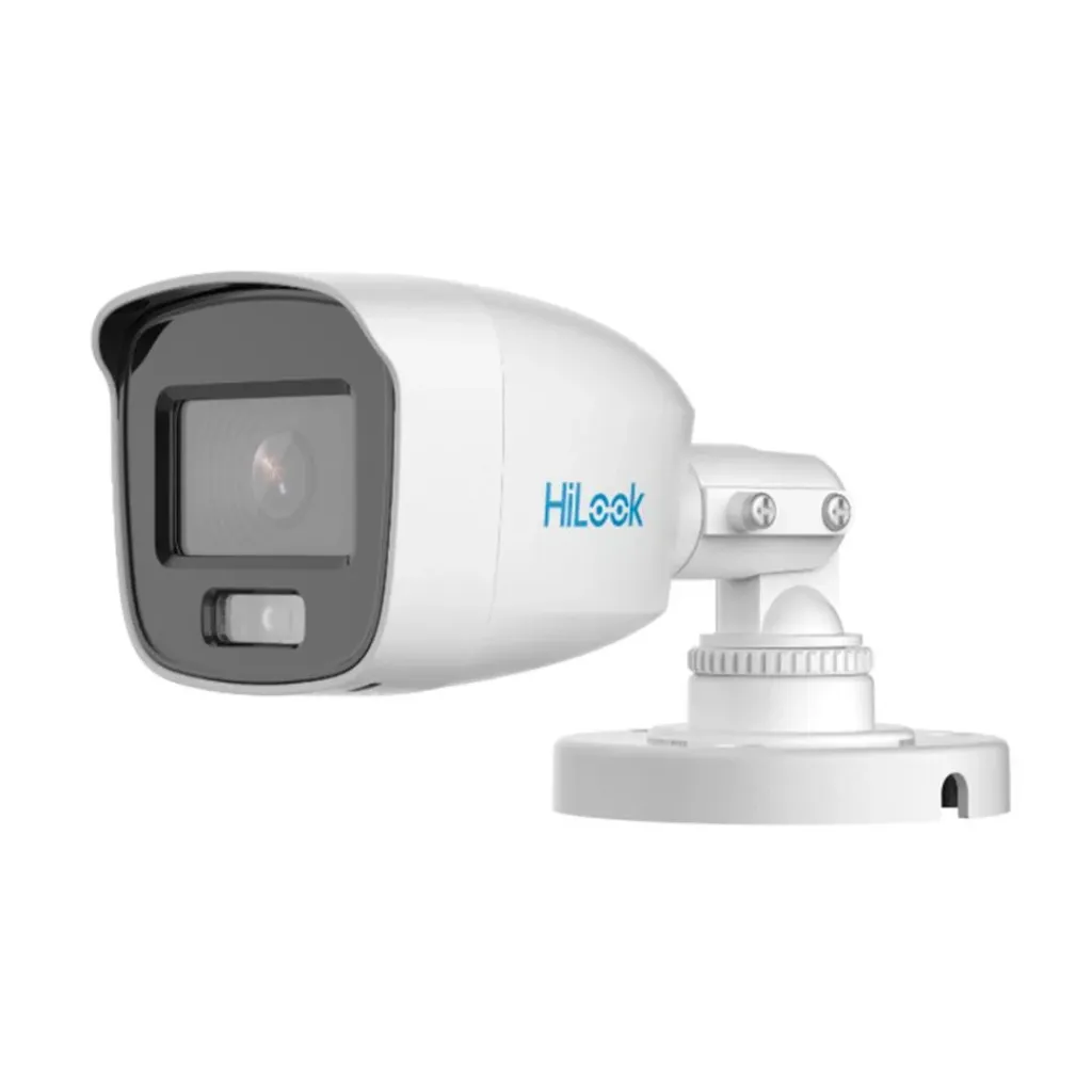 CAMARA TURBO 1080P BALA F2.8mm 0.001 LUX F1.0 24/7 COLORVU 3D DNR WDR RANGO DE LUZ BLANCA 20M IP66 METALICA HILOOK