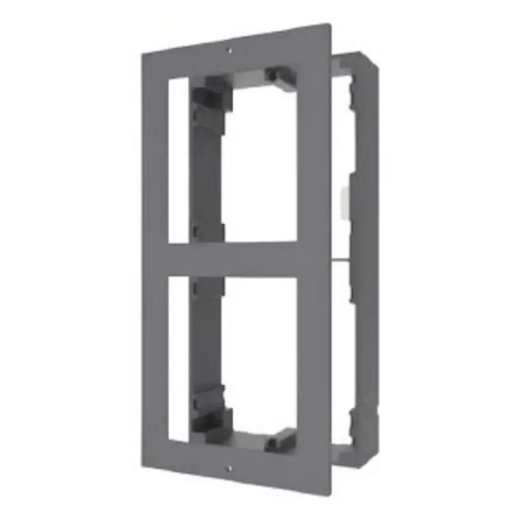 Hikvision Video Portero Accesorio DS-KD-ACW2, Marco doble para montaje en superficie.