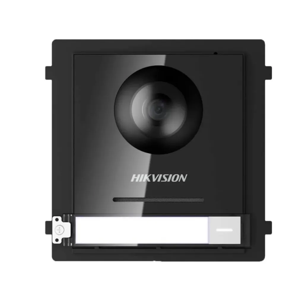 Hikvision Video Portero DS-KD8003-IME1(B), 2MP, 1 Boton ,IR Ethernet RS-485, 4CH, (IP65).
