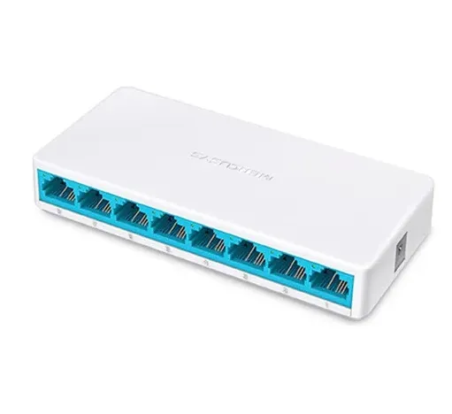 MERCUSYS Switch Mercusys de escritorio NO adminstrable de 8 puertos 10 / 100Mbps