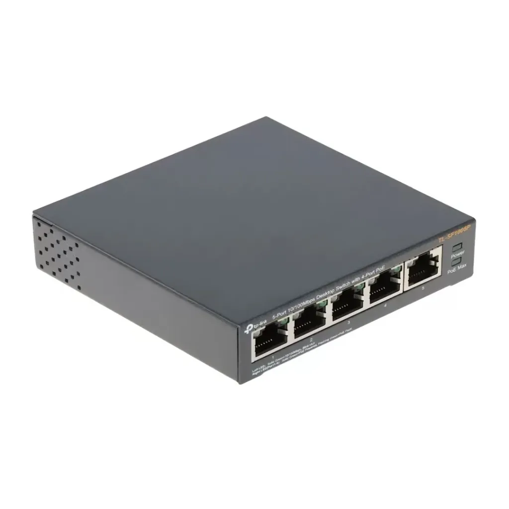 [TL-SF1005P] Switch TP-Link TL-SF1005P  PoE 10/100 de 5 Puertos