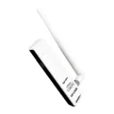 TP-Link Adaptador de Red USB TL-WN722N, N150Mbps, 2.4 Ghz, 1 Antena externa desmontable.