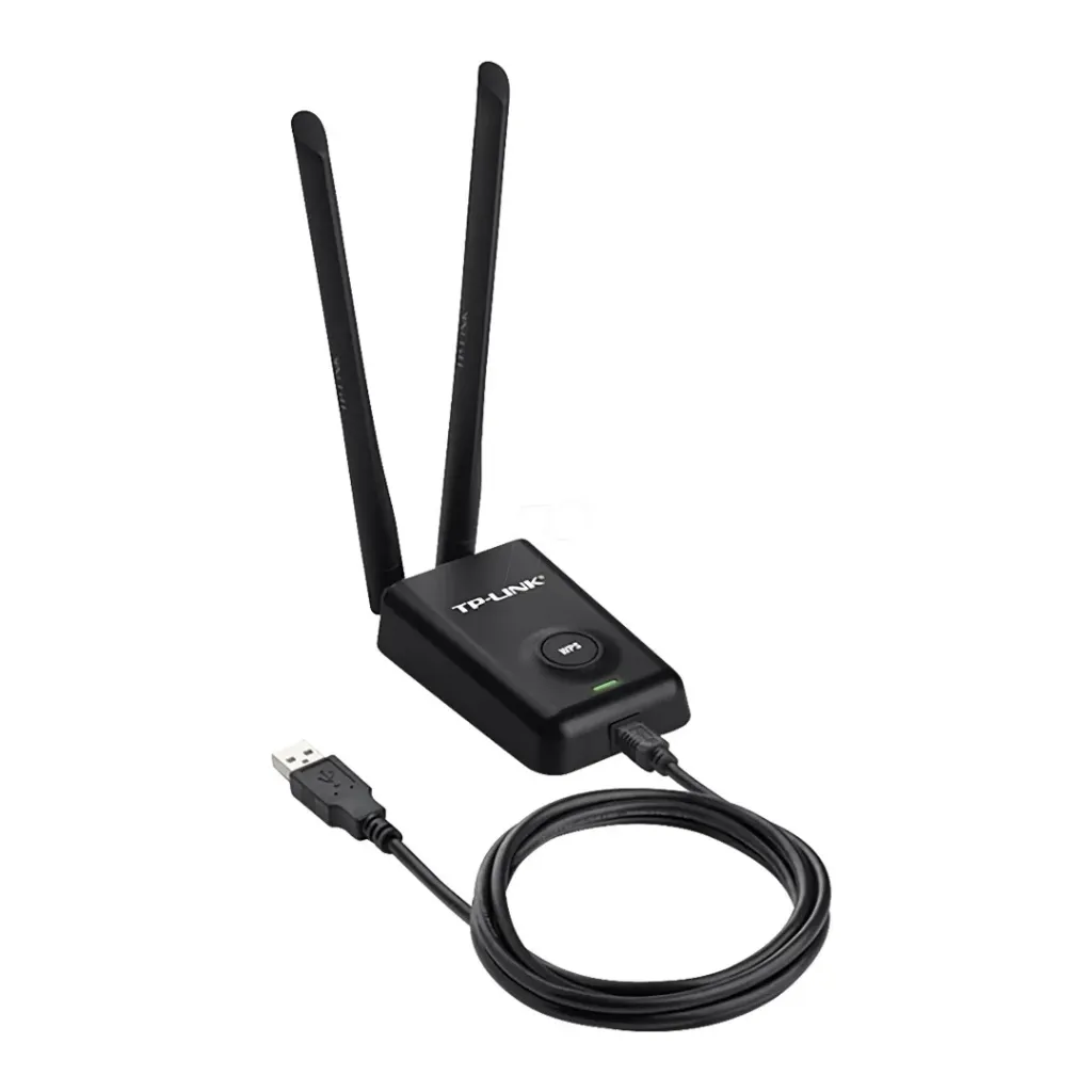 [TL-WN8200ND] TP-Link Adaptador de Red USB TL-WN8200ND, Alta Potencia 300Mbps, 2.4 GHz; 2 Antenas externas.