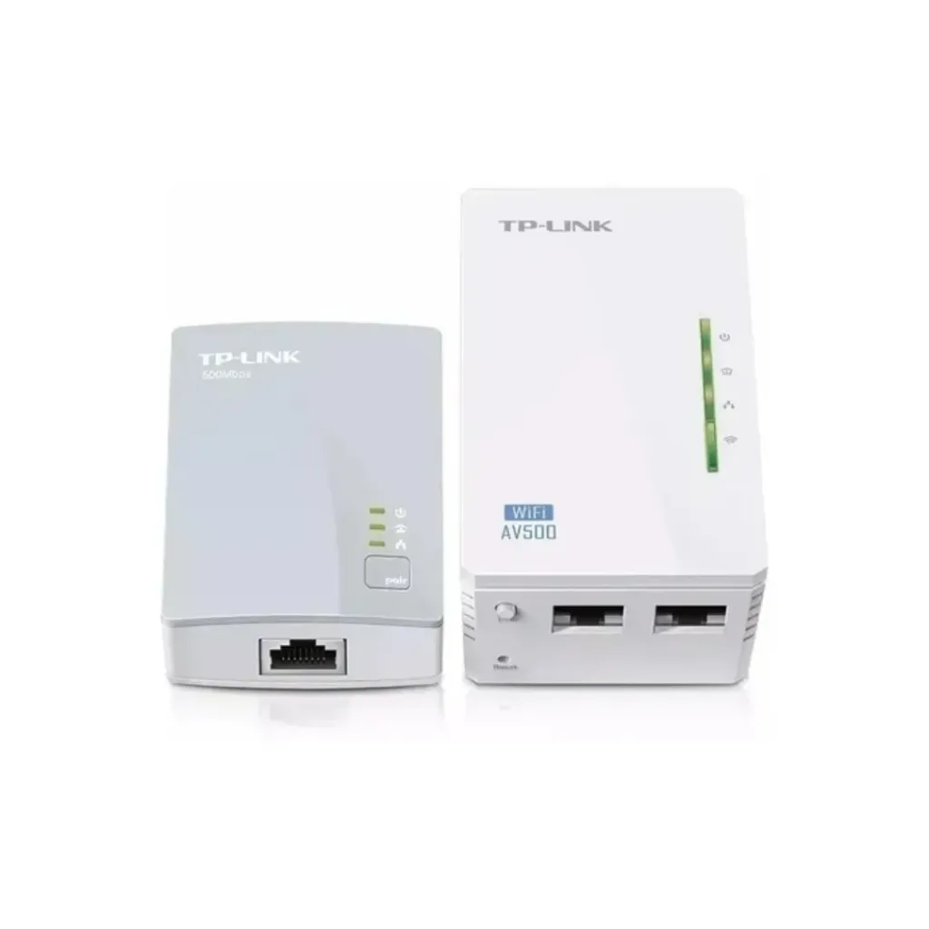 [TL-WPA4220KIT] TP-Link Kit de Extensor Wireless TL-WPA4220KIT, Power Line 300Mbps.