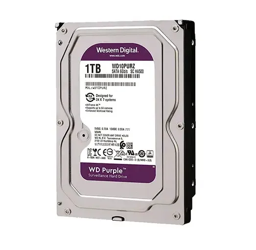 Disco Duro Western Digital Purple de 1TB, WD10PURZ Intellipower, Sata 3.5".