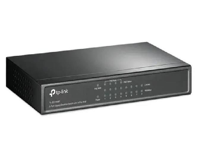 [TL-SG1008P] Switch TP-Link TL-SG1008P, 4-Puertos PoE+4 Sencillo.