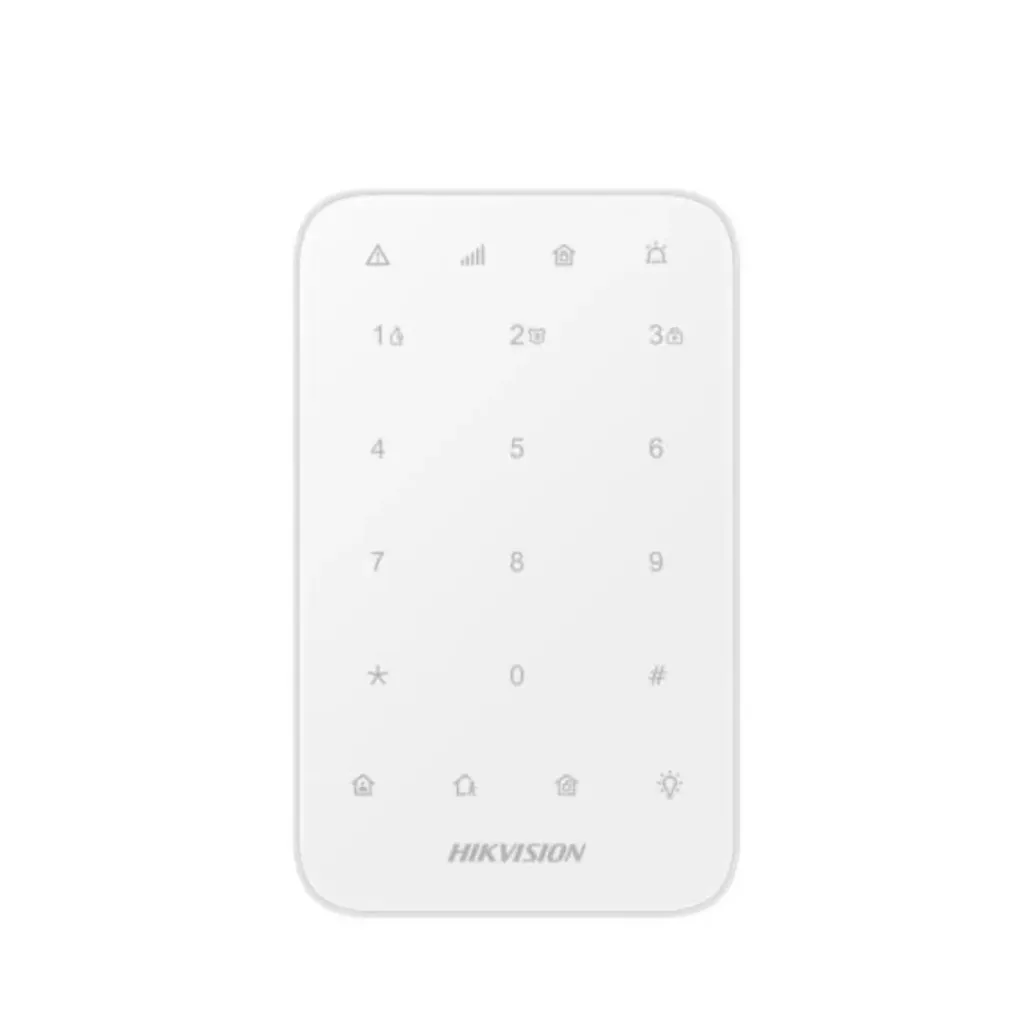 TECLADO INALAMBRICO COMPATIBLE CON PANELES DE ALARMA HIKVISION
2nda generacion