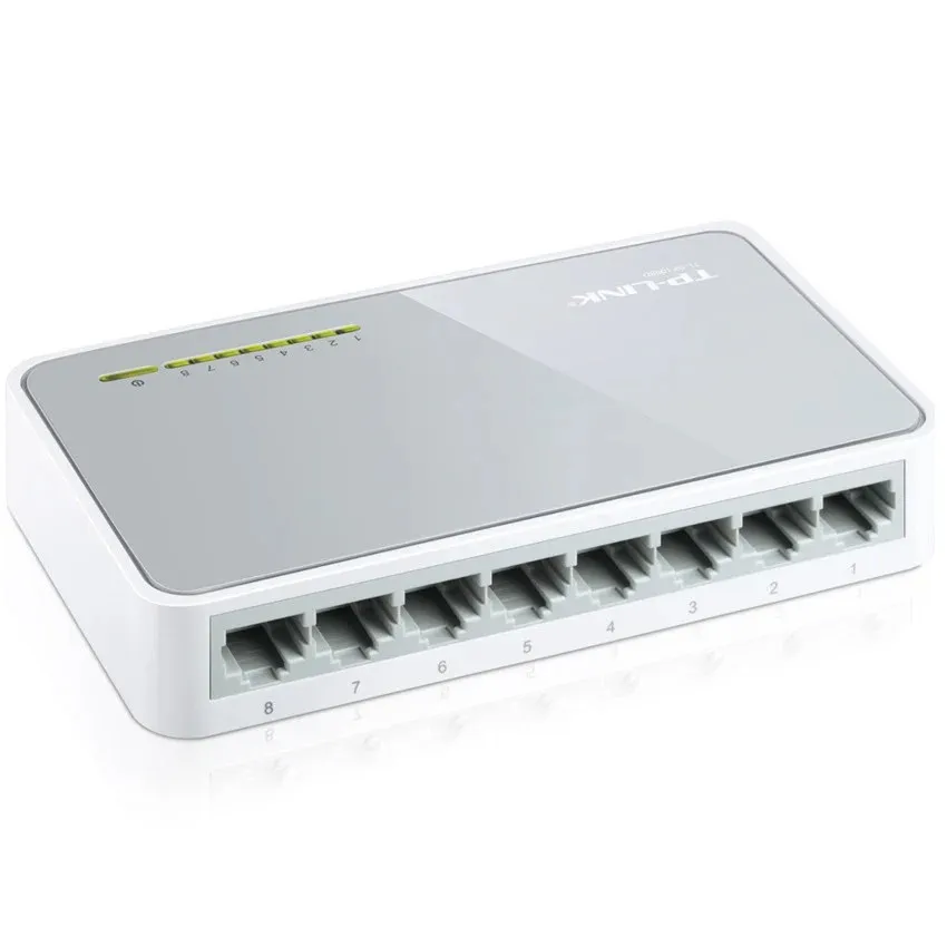 Switch de Escritorio de 8 Puertos de 10/100Mbps