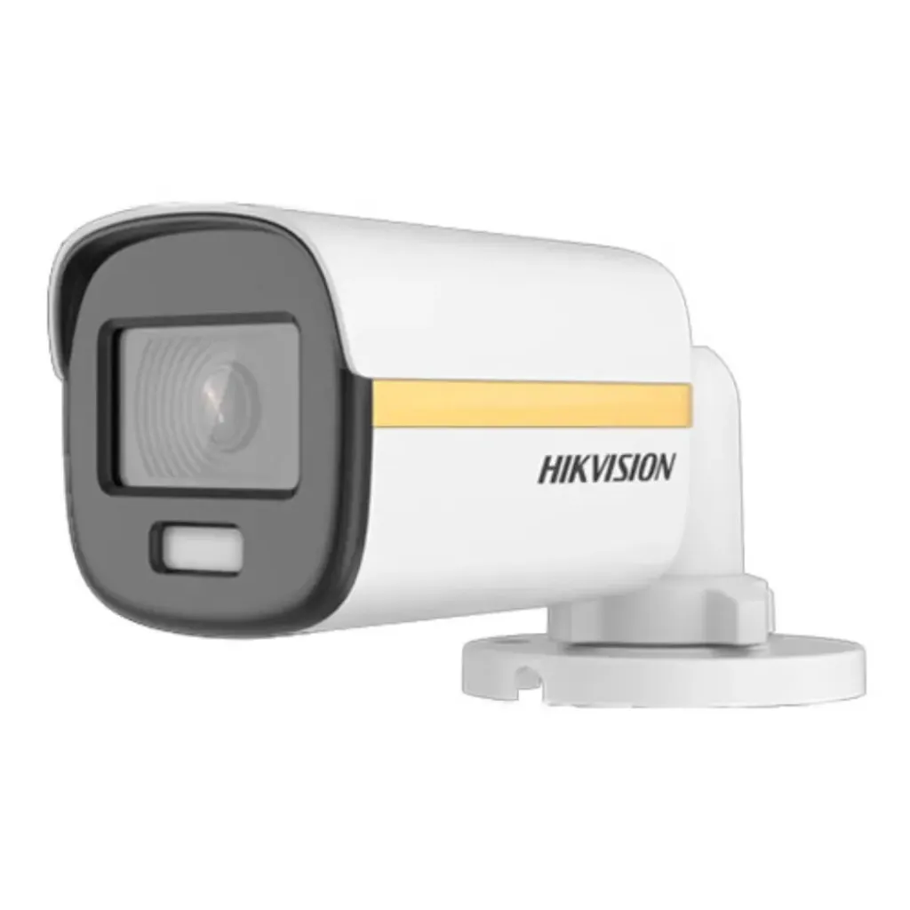 CAMARA BALA TURBO 4K COLORVU TURRET EXIR LUZ BLANCA 20m 0.0005LUX F2.8MM IP67 METAL HIKVISION