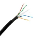 LPS Cable UTP LPSUTPCAT6EXT, Cat6 Ext Rollo 305Mts Aleación Doble Chaqueta Negra Carreta Madera