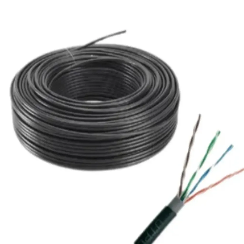 [LY-UTP5EAL-EXT] CABLE UTP CAT 5E EXTERIOR ALEACION 305MTR CONDUCTOR 0.5mm