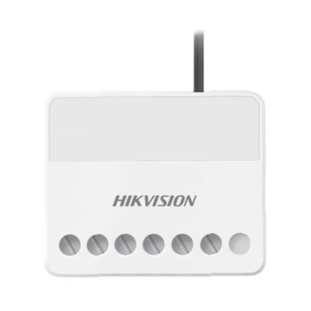 [DS-PM1-O1L-WB] Hikvision Alarma DS-PM1-O1L-WB, Modulo de Relé Comunicación Inalámbrica Bidireccional, 2da generación.