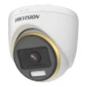 CAMARA TURBO 1080P TURRET F2.8mm 0.0005LUX F1.0 24/7 COLORVU LUZ BLANCA 20M 3D DNR 130dB WDR IP67 PLASTICA HIKVISION