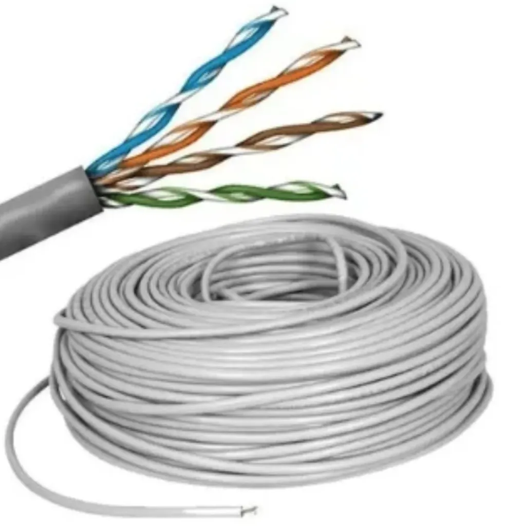 [LY-UTP5EC-100] CABLE UTP CAT 5E INTERIOR 100% COBRE 100MTR CONDUCTOR 0.5mm