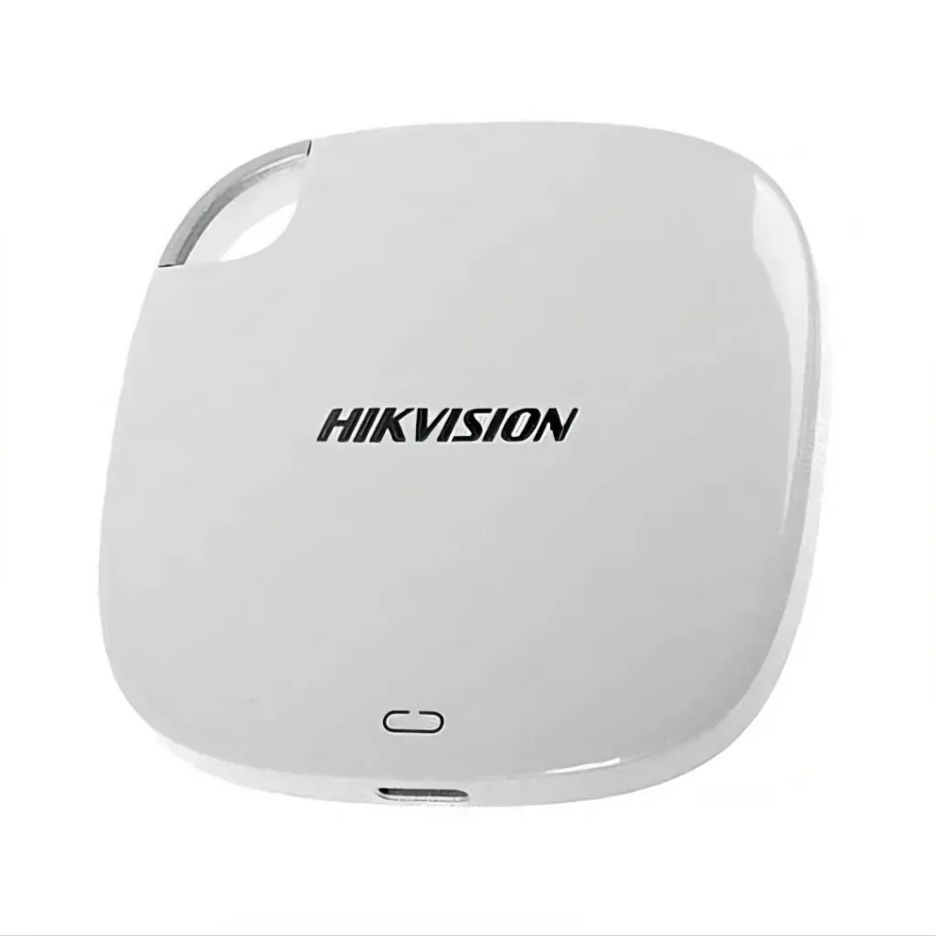Hikvision SSD Externo HS-ESSD-T100I(STD)/512G/WHITE / USB3.1, TypeC / 450MB/s Escritura, 400MB/s Lectura