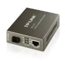 Convertidor de fibra SC monomodo de 10 / 100Mbps RJ45 a 100Mbps, Full-duplex, Tx: 1550nm, Rx: 1310nm, hasta 20Km, adaptador de corriente, montaje en chasis (media converter de un solo hilo lado A)