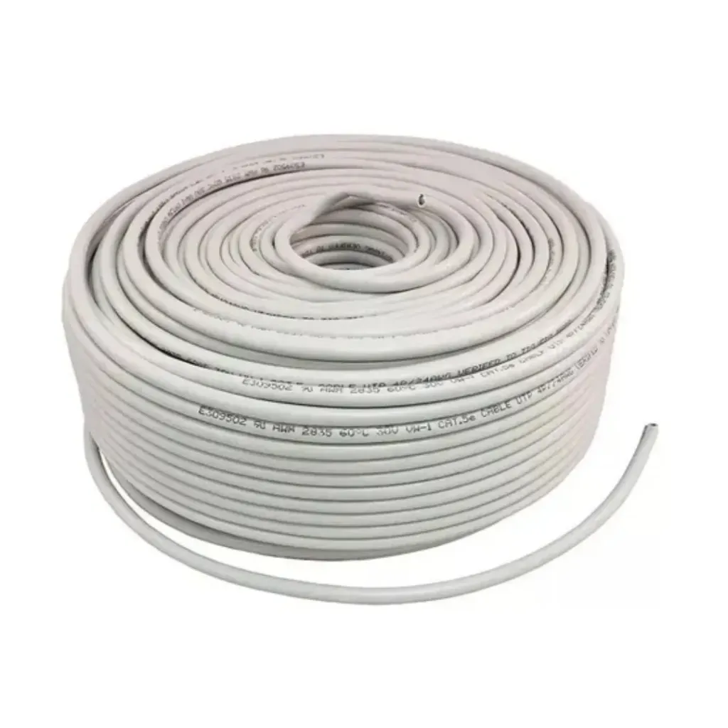 [LY-UTP5EAL] CABLE UTP CAT 5E INTERIOR ALEACION CONDUCTOR 0.5mm ROLLO 305MTR