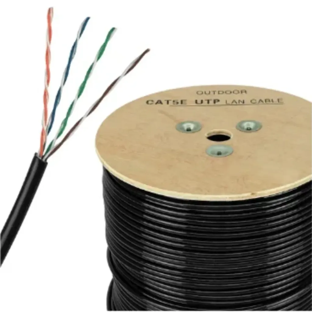 [LY-UTP5EC-EXT] Cable UTP Cat5e Ext, 100% Cobre, conductor 0.5mm, rollo 305mt