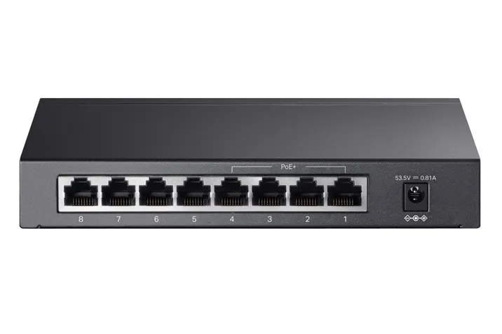 Switch TP-Link TL-SF1008LP, 8 puertos a 10 / 100Mbps, PoE en 4 puertos