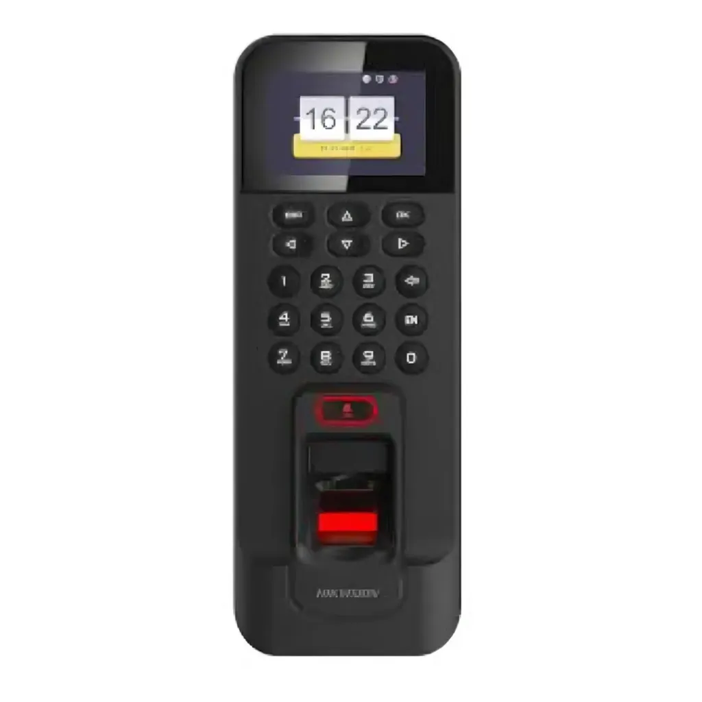 Hikvision Biométrico DS-K1T804AMF, Asistencia Wifi / Tarjeta MIFARE Pantalla LCD TCP/IP RS-485 Y WIEGAND, Huellas - Tarjetas - Eventos.