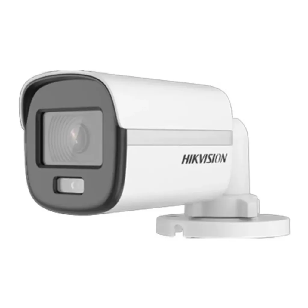 Hikvision Cámara Turbo DS-2CE10DF0T-FS(2.8mm), Bala 2MP,  ColorVu / Mic / (IP67).