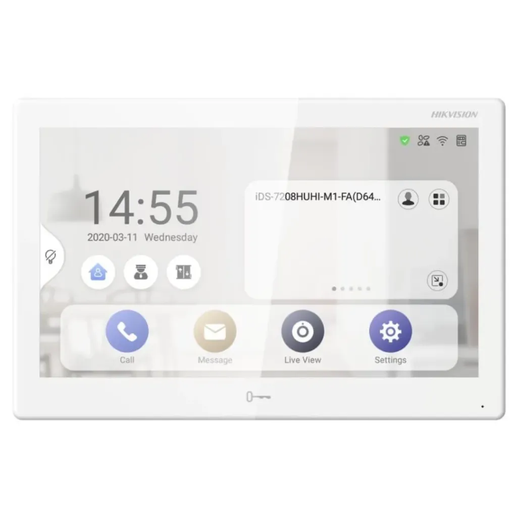 Hikvision Monitor DS-KH9510-WTE1, Touch IP, CCTV, Panel de Alarma AXPRO y Biométricos.