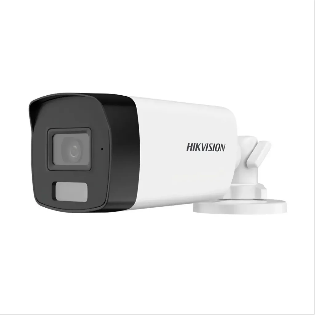 Hikvision Cámara Turbo DS-2CE17K0T-LFS(2.8mm), Bala 3K, Hibrida B/N - ColorVu / (IP67) / Audio Coaxial.