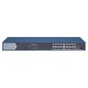 HIKVISION SWITCH POE 16 PUERTOS GIGABIT 802.3 AF AT 30W 1 PUERTO SFP