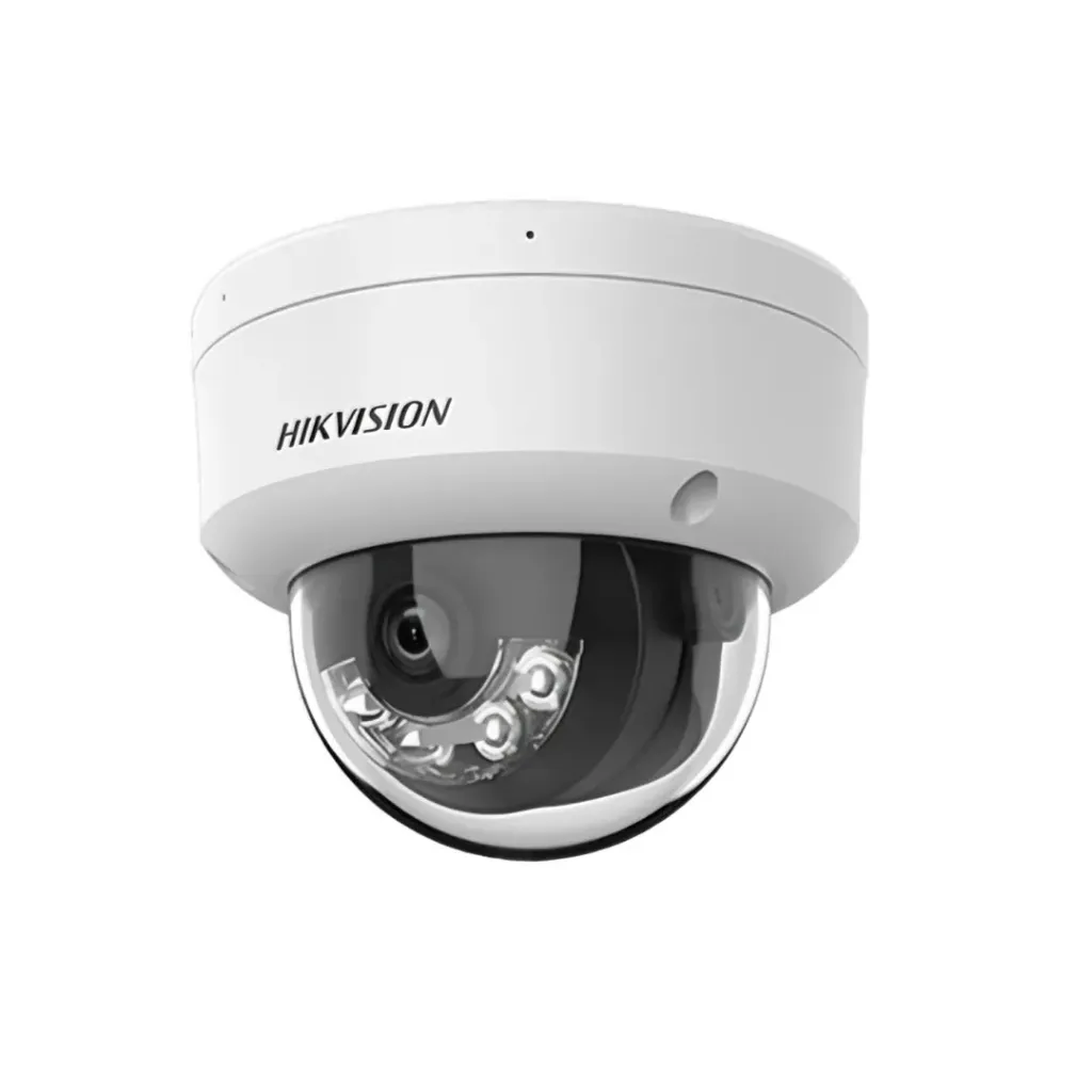 [DS-2CD1123G2-LIU(2.8mm)] Hikvision Cámara IP DS-2CD1123G2-LIU(2.8mm), Domo 2MP, Hibrida b/n - ColorVu / Mic / AcuSense / (IP67).