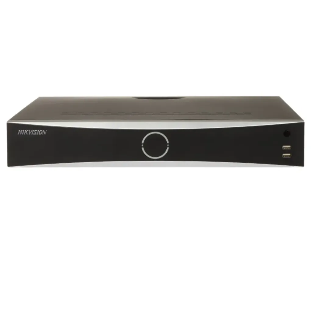 Hikvision NVR DS-7732NXI-K4, AcuSense 4K 32 CH / H265+ / Hasta 2CH 12MP / 256MBPS AcuSense.