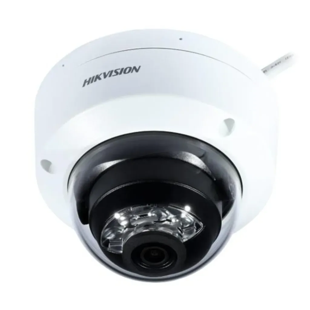 Hikvision Cámara IP DS-2CD1143G2-LIU(2.8mm), Domo 4MP, Hibrida b/n - ColorVu / Mic / AcuSense / (IP67).