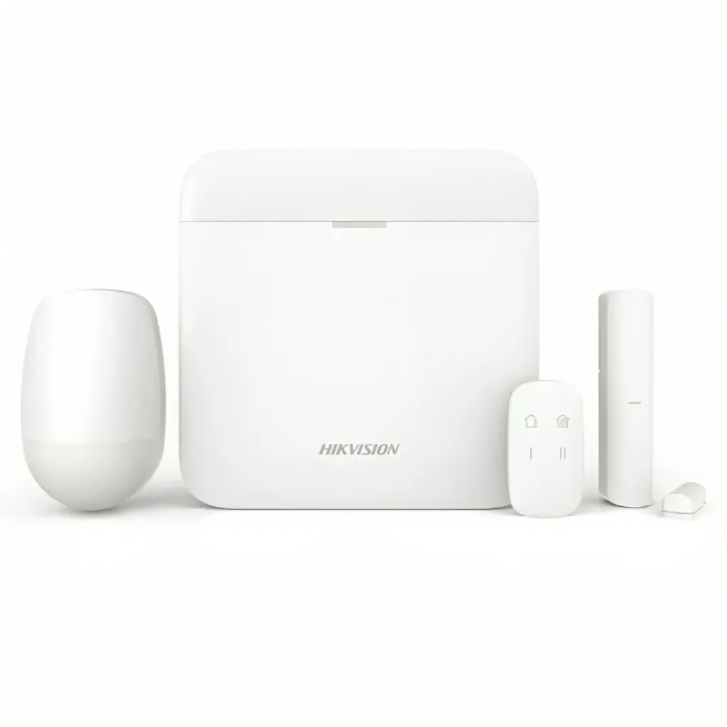 HIKVISION PANEL DS-PWA48-E-WB(AXPRO 433MHZ, WHITE) *1 SENSOR MAGNETICO DS-PDMC-EG2-WB (433MHZ) *1  SENSOR DE MOVIMIENTO PIR DS.PDP15P-EG2-WB(433MHZ) *1 LLAVERO DS-PKF1-WB
2da generacion