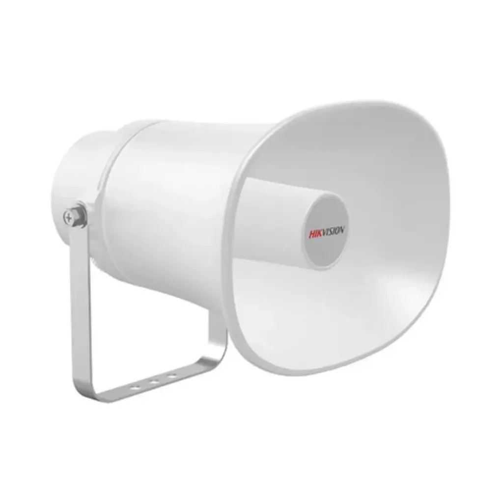 Bocina IP / PoE / 12 VCD / 120 dB / IP67 / Compatible con Hik-Central / Reproducción de Audio vía Red / Compatible con equipos HIKVISION en General