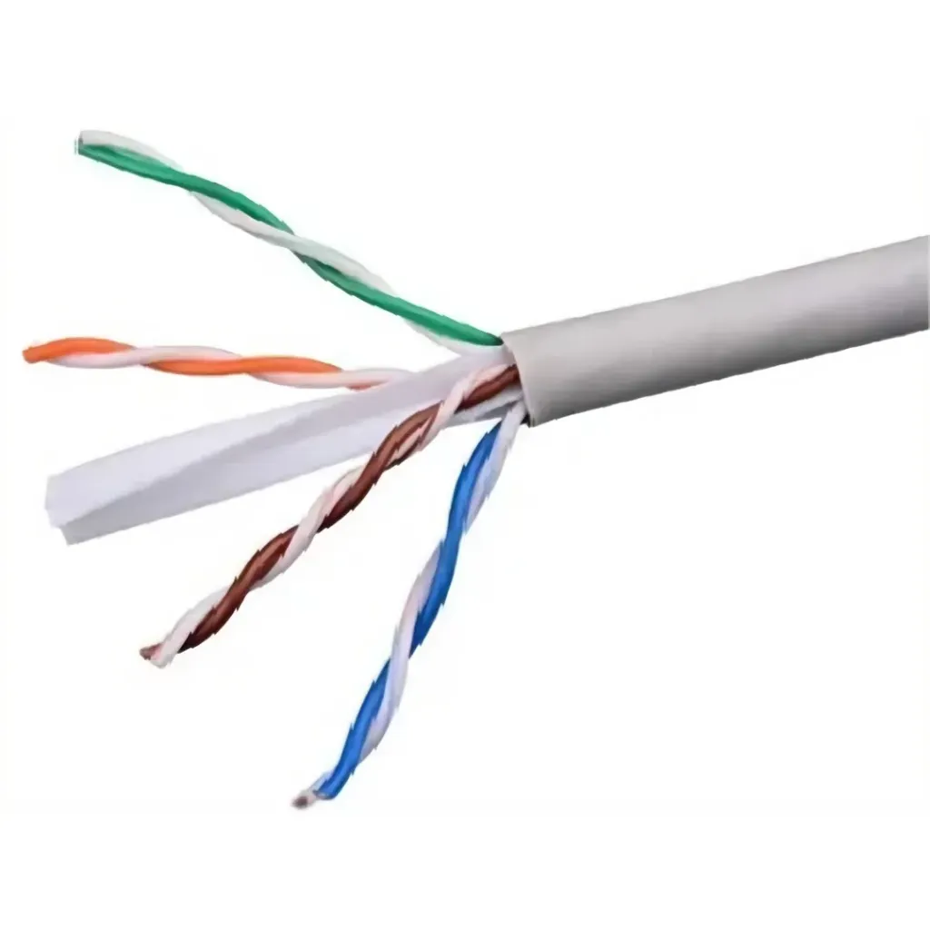 [TCUTPCAT6BC] Cable UTP [TCUTPCAT6BC] Cat 6 Int x 305mts BC 100% Cobre 25AWG 4P*2 Chaqueta Blanca / Caja PullUp
