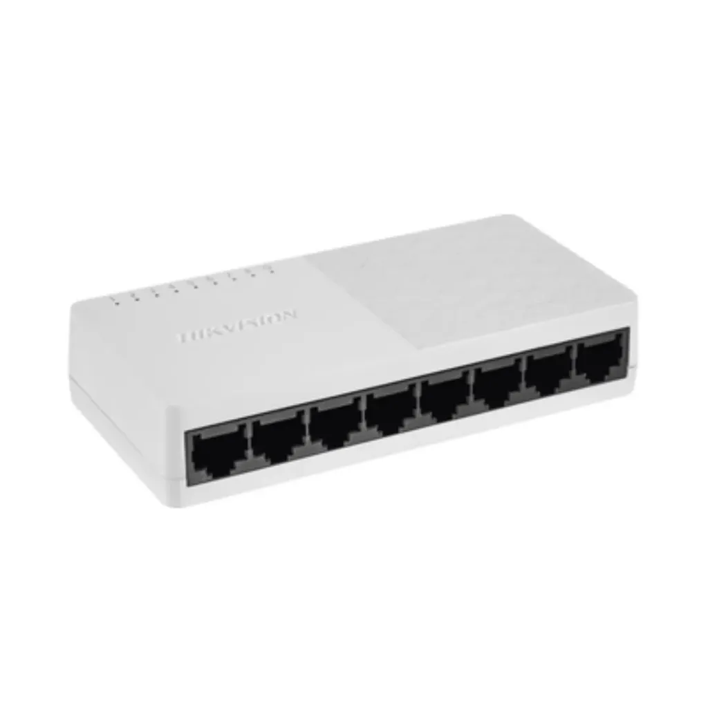 Hikvision Switch DS-3E0508D-O(O-STD), L2 RJ45 8GB  8 Puertos 10/100/1000 Mbps, Plástico.
