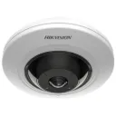 HIKVISION Mini Fisheye IP 5 Megapixel / Panorámica 180° - 360° / Microfono Integrado / 8 mts IR / Uso en Interior / PoE / Múltiples Vistas por Ivms-4200 / Alarmas I/O / Micro SD