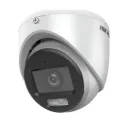 Hikvision Cámara Turbo DS-2CE70DF0T-LMFS(2.8mm), Torreta 2M, Smart Hybird Light / (IP67) / Acusense.