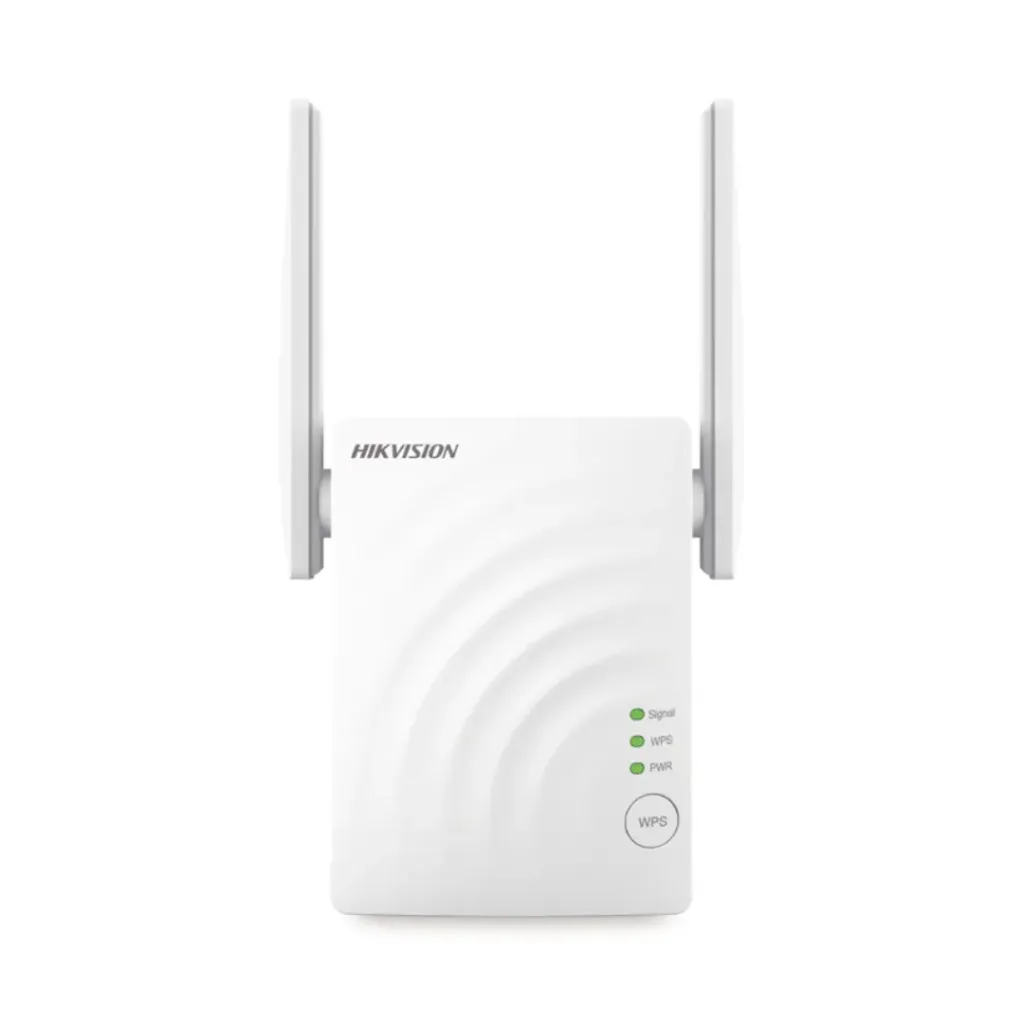 Hikvision Extensor DS-3WRE12C(O-STD)/US, Wifi AC1200 Doble Banda / 4 Antenas 5 dBi.