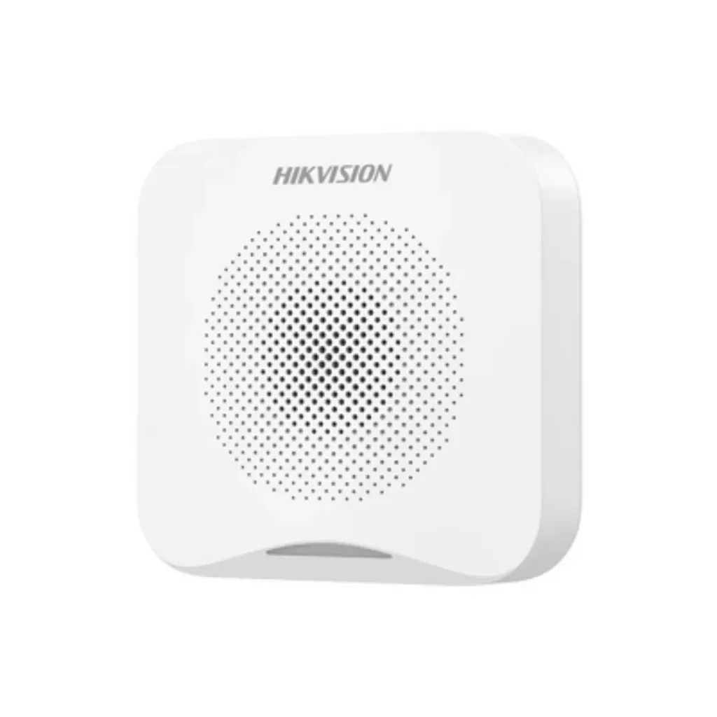 [DS-PS201-WB(O-STD)/Red] Hikvision Alarma DS-PS201-WB(O-STD)/Red, AX HOME Sirena 4 eventos: Fuego, Pánico, Medico e Intrusión.