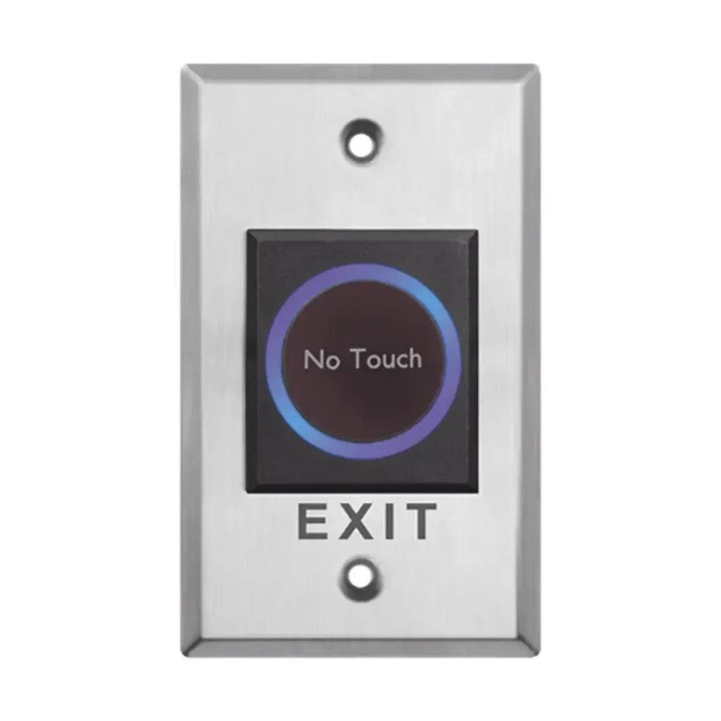 [DS-K7P07] Hikvision Control de Acceso DS-K7P07, Botón sin Contacto Salida, Aluminio.