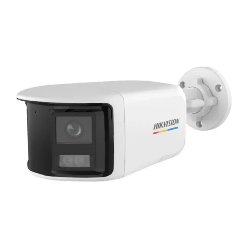 [DS-2CE12KF3TP-DLS(180°)(O-STD)] Cámara bala fija de doble lente ColorVu 3K
Diseño de lente dual, algoritmo de unión incorporado, que presenta una imagen de 180 grados