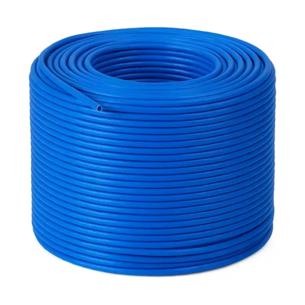 HIKVISION CABLE U/FTP CAT 6A / BOBINA 305 ± 1.5 M / COBRE SÓLIDO 23 AWG / FUNDA LSZH AZUL / IMPEDANCIA 100 Ω / CONTRA INCENDIOS CPR Cca s1 d1 a1 / RIP‑CORD / USO INTERIOR