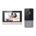 Hikvision Video Portero Kit DS-KIS603-P(C)(O-STD), IP Incluye Estación (IP65), Soporta PoE.