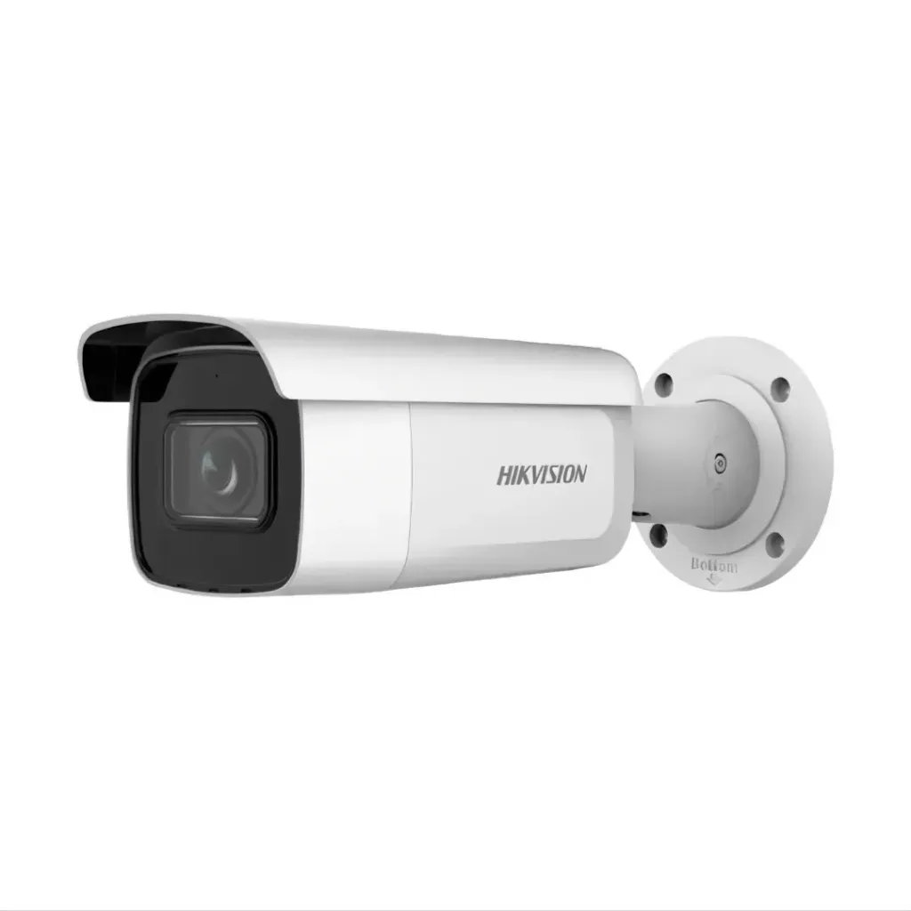 [DS-2CD2683G2-LIZS2U (2.8-12mm)] HIKVISION [Smart Hybrid Light + Micrófonos Duales Integrados] Bala IP 8 Megapixel (4K) / Lente Motorizado 2.8-12 mm / 60 m Luz Blanca + 60 m IR / AcuSense / Exterior IP67 / IK10 / WDR 120 dB / PoE 802.3at / ONVIF / Alarmas I/O / Micro SD / ACUSENSE